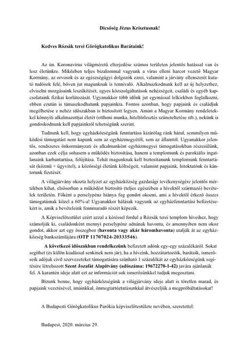 Persely hozzajarulas